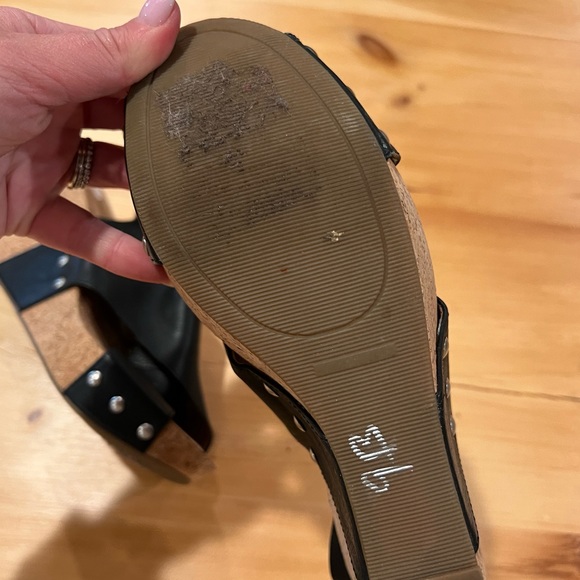 Lucky Brand Minari Cork Wedge Sandal - Picture 3 of 4